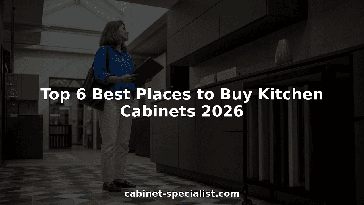 Top 6 Best Places to Buy Kitchen Cabinets 2026
