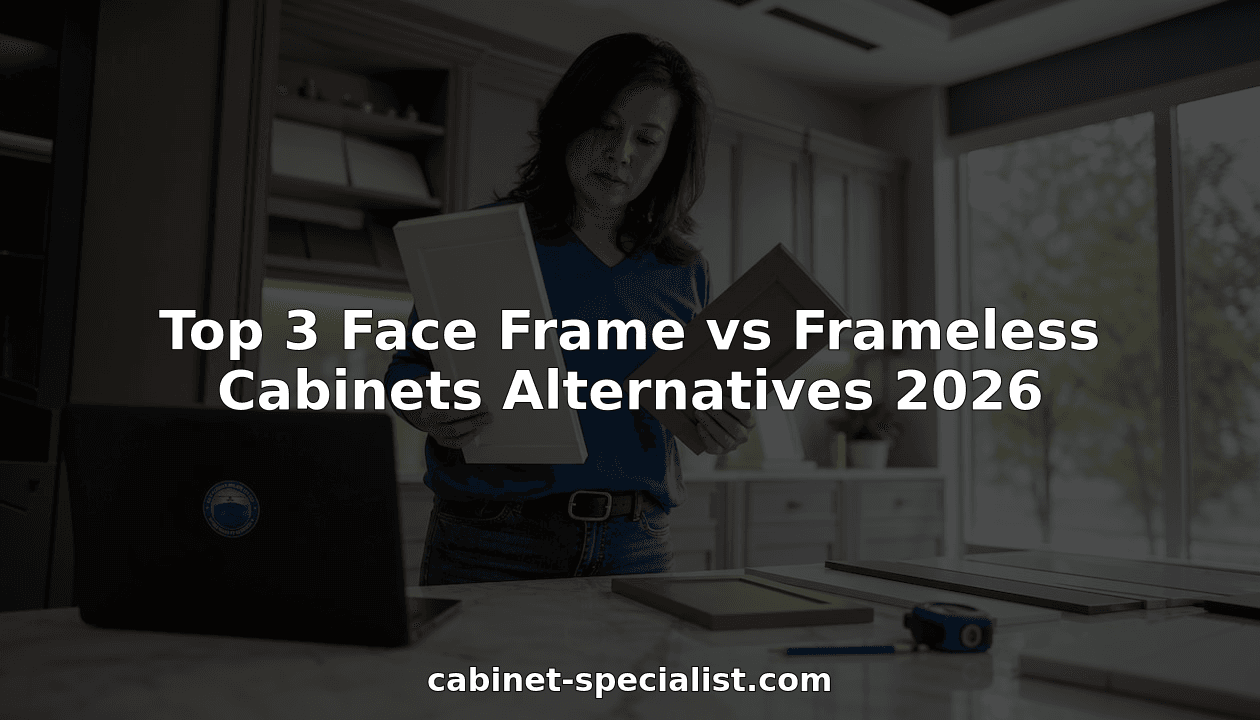 Top 3 Face Frame vs Frameless Cabinets Alternatives 2026