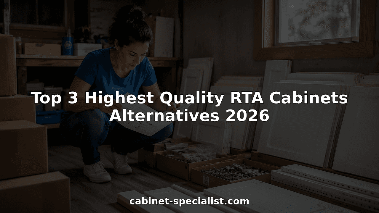 Top 3 Highest Quality RTA Cabinets Alternatives 2026