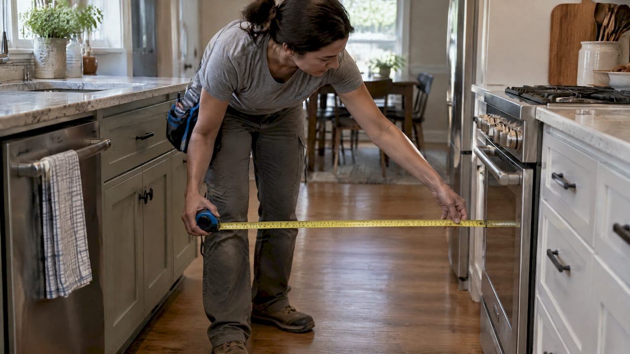 36–48 in Kitchen Walkway Widths: NKBA Benchmarks and On Site Measuring